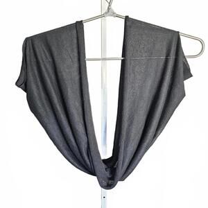 Lane Bryant Black Knit Infinity Scarf